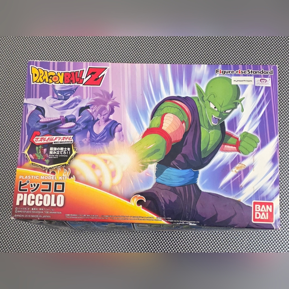 Bandai Dragon Ball Z Piccolo Action Figure Model Kit - Green and Purple
